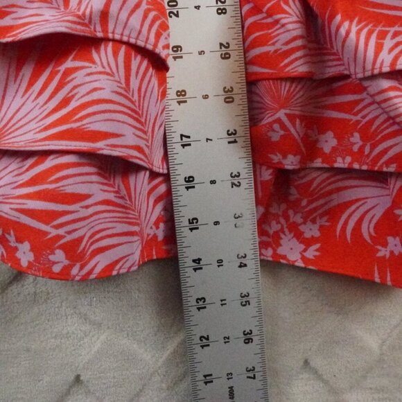 Likely Charlotte Mini Dress Womens 8 Floral Multi Color Ruffle Tiered - Picture 9 of 11